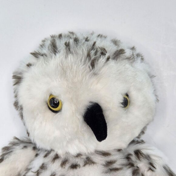 Build-A-Bear Workshop Snowy Owl Plush Stuffed Animal Soft Toy BABW White Gray - Picture 2 of 7